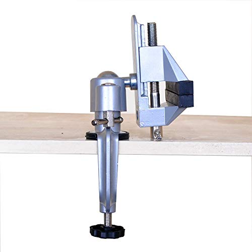 Tanjin Bench Vise 360 Degree Aluminum body Rotating Work Table Vise Jewelry Universal Clamp Fixed Tool