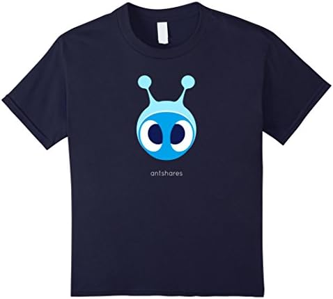 unisex-child AntShares ANS T-Shirt - Blockchain &amp; CryptoCurrency Shirt 6 Navy