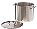 32 Qt Stainless Steel Stock Pot w/Cover