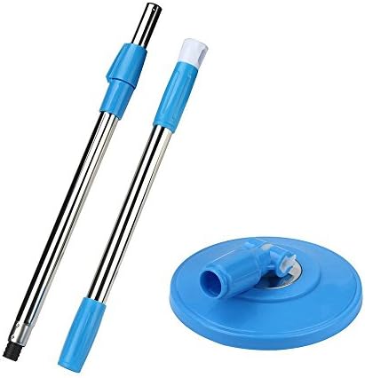 Spin Mop Pole Handle Replacement for Floor Mop 360 No Foot Pedal Version- Blue