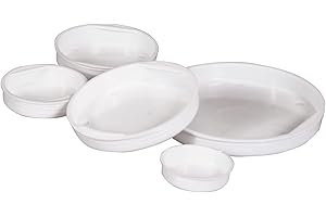 Aviditi Plastic End Caps for Mailing Tubes, 3 Inch Diameter, White (100 Pack)