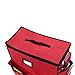 ProPik Christmas Storage Organizer, Gift Bags, Bows, Ribbons and Wrapping Accessories Container (Red)