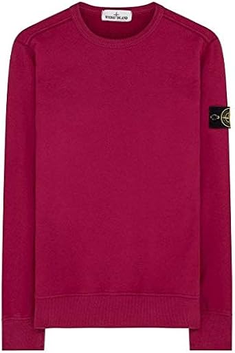 burgundy stone island sweatshirt
