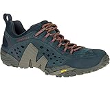 Merrell Mens INTERCEPT Blue Wing Leather Trainers 11.5 US