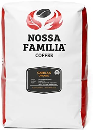 Organic Med-Dark Italian Roast Coffee, Camila's 5lb Whole Bean