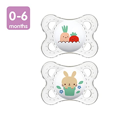 MAM Original Baby Pacifier, Nipple Shape Helps Promote Healthy Oral
