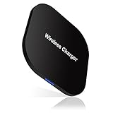 Cell Phone Wireless Charger, BESTHING Qi Wireless Charging Pad for S6Edge+, S7, S7Edge, S8, S8Plus, Note7, Note8, iPhone 8 8plus X 10 and all Qi-Enabled Devices (Black)