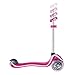 Globber Primo 3 Wheel Adjustable Height Scooter (Pink/Gray)