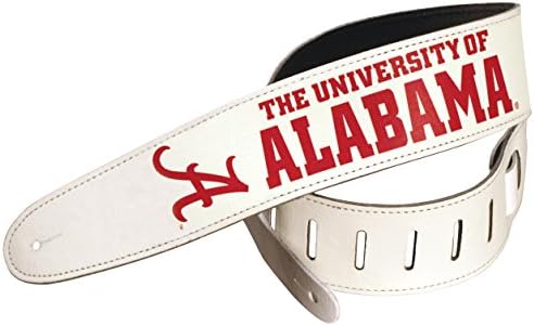 College Guitar CGSL-AL Alabama College Guitar Deluxe Leather Straps