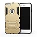 iPhone 6 Case, Pasonomi® [Heavy Duty] [Shock-Absorption] [Kickstand Feature] Hybrid Dual Layer Armor Defender Full Body Protective Case Cover for iPhone 6 4.7Inch (Golden)