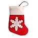 Bluelans® 12pcs Santa Claus Socks Christmas Gifts Treat Bags Candy Bags Pouch Silverware Holder Pockets Cutlery Bags