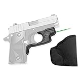 Crimson Trace LG-492G-H Sig Sauer, P238/P938 Laserguard, Polymer, Overmold, Front Activation with Holster, Green