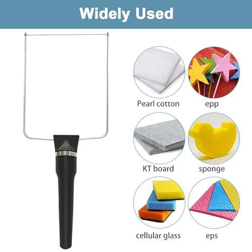 Gluckluz Electric Foam Cutter 3 in 1 Hot Wire Cutting Pen Handheld Rechargeable Styrofoam Carving Knife Engraving Pen Heat Cutting Tool Machine for Holes Digging & Details Handling DIY Project