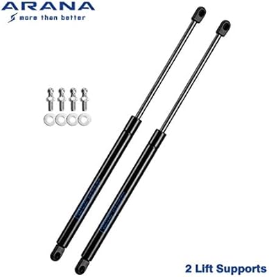 Arana 2 Pcs Camper Tonneau Cover Lift Struts Supports Truck Cap Gas Spring Shocks Props C1608054 Black Ar 232abr Amazon Ae