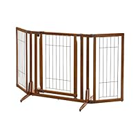 Richell Premium Plus Freestanding Pet Gate with Door