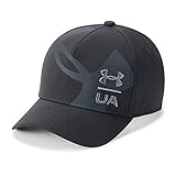Under Armour Boys Billboard Cap 3.0, Black (001)/Steel, Youth Small/Medium