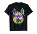 German Shepherd Splash Art Mom Dad Dog Pet Lover Gift T-Shirt