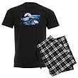 Artsmith, Inc. Men's Dark Pajamas Moon Dolphins - Medium