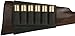 BRONZEDOG Buttstock Ammo Holder Shotgun Shell Pouch 12 (16) Ga 7.62 Caliber Adjustable Rifle Stock Cartridge Holder Hunting Accessories Right Handed Black Brown Khaki