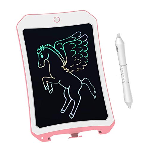 8.5 inch Writing&Drawing Board Doodle Board Toys for Kids, JRD&BS WINL Birthday Gift for 4-5 Years Old Kids & Adults Color LCD Writing Tablet with Stylus Smart Paper for Drawing Writer (Pink White-CS) - Thumbnail 7