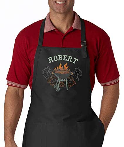 Amazon.com: Wild Side Grill Personalized Men’s Embroidered BBQ Apron