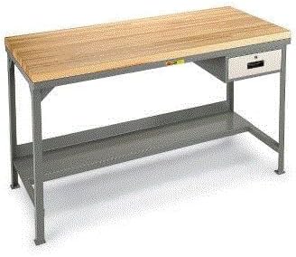 Little Giant Products - Div. O, Adjustable Height Workbench Without Drawer, Ahwod-3072, Size: 30 X 72, Overall Height: 28 3/4" To 42 3/4"(Adjustable In 2" Increments), Weight: 199 #, Wsj2-3072-Ah