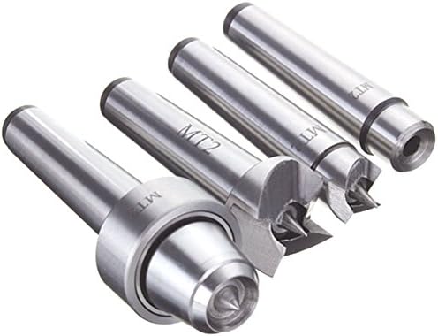 Pack of 4Pcs MT2 Wood Lathe Live Center Drive Spur Cup Kit Arbor Case Wooden Turning Tools