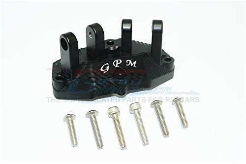 GPM Losi 1/6 Super Baja Rey 4X4 Desert Truck Upgrade Parts Aluminum Mount For Upper Gearbox Rear Upper Suspension Links - 1Pc Set Black