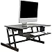 Lorell Adjustable Desk/Monitor Riser, Black