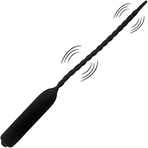 vibrating urethral plug Penis Plug Urethra Sounder Men Stretcher Male Sex Toys Silicone Metal  Vibrating