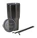 Stainless Steel Tumbler Set - Includes 2 Stainless Steel Straws, Lid and Cleaning Brush