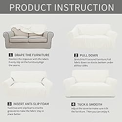 Easy-Going Stretch Oversized Loveseat Slipcover