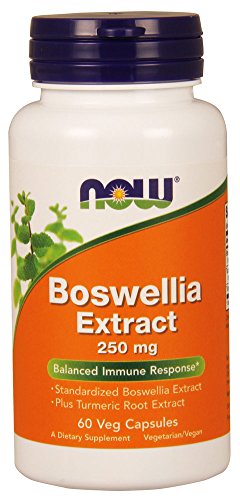 Now Foods Boswellia ExtractwithCurcuminExtract, 60 Caps 250 mg Now Foods Boswellia ExtractwithCurcuminExtract, 60 Caps 250 mg