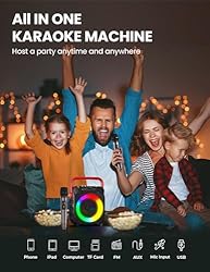 Karaoke Machine with Two Wireless