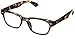 Peepers by PeeperSpecs Rainbow Bright Soft Square Reading Glasses, Tortoise, 45 + 1.75