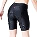 Eco-daily Womens Cycling Shorts 4D Padded Biking Bicycle Bike Half Pants with Wide Waistband - Power Stretch, Breathable & Absorbent