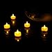 Instapark Flameless LED Tea Light Candles Battery Powered Realistic Bulk Tealights, Warm Amber, Pack of 24