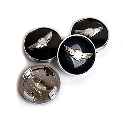 Car Rims Wheel Center Caps Covers Emblem (Set of 4) (Wing Logo)