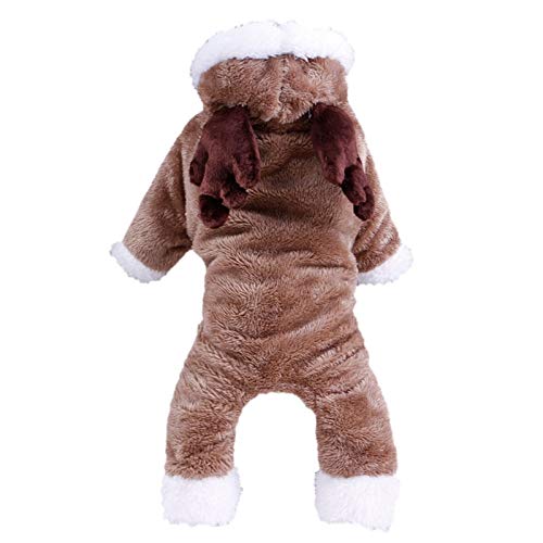 Dog Coats & Jackets - Pet Corduroy Jacket Velvet Dog Cloth Leg Pant Winter Coat Clothing Costume - Frump Firedog Bounder Detent Andiron Pawl Hound Textile Domestic Tail Material - 1PCs