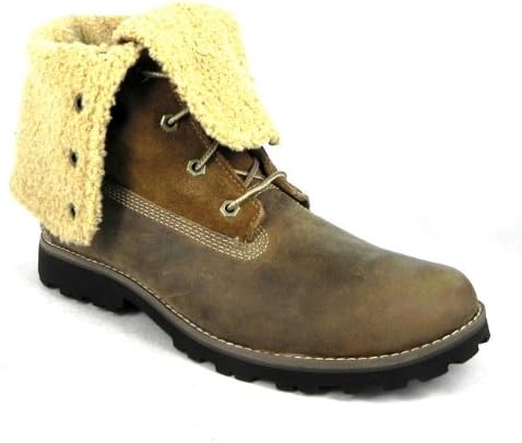 authentics 6 inch faux shearling boot for juniors in yellow