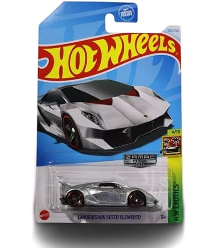 ミニカー Hot Wheels Lamborghini Sesto Elemento Hot Wheels Lamborghini Sesto Elemento Blue HW Exotics 164