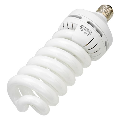 Fotodiox 70W Daylight Compact Fluorescent Light Bulb (CFL), Full
