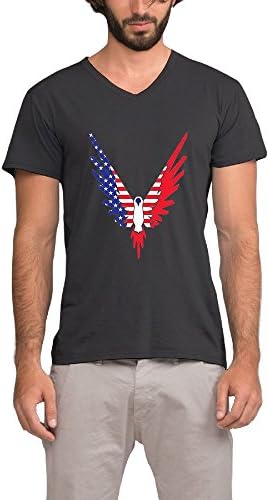 Maverick Logo T Shirt,Logan Paul Logang YouTube Mens V Neck T-Shirts Parrot Logo shirt