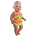 MonkeyJack Rainbow Swimsuit Swimwear Outfit Clothes for 18'' American Girl My Life Journey Dolls Accessories
