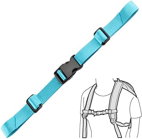 バックパックストラップ チェストストラップ リュックずり落ち防止バンド 肩ベルト ショルダーずり落ち防止バンド バックル式 キッズ 子ども 肩紐固定 滑り止め 調整可能 ゴム付き バッグアクセサリー