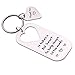 Melix Home Teacher Gifts Keychain It Takes A Big Heart To Help Shape Little Minds Heart Keyring Appreciation Gifts (White)