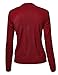 MBJ Womens Long Sleeve Button Down Classic Knit Cardigan Sweater