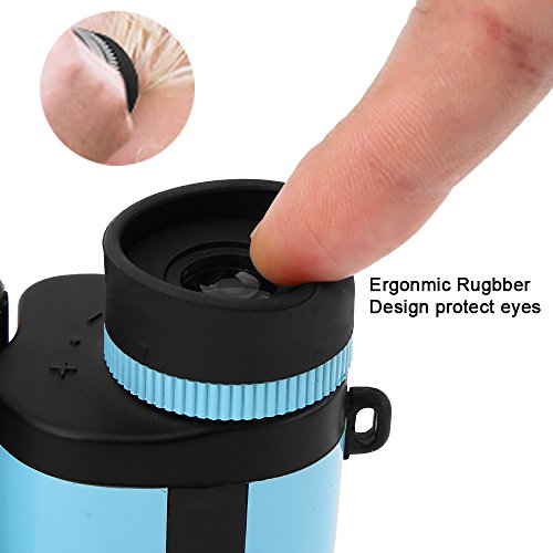 Bfull Binoculars- 10x25 Kids Binoculars Mini Folding Binoculars Compact Binoculars for Adults Waterproof Telescope for Bird watching, Football Safari Sightseeing, Camping and Travel(Black)