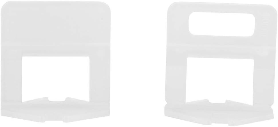 Tile Leveling Clips 100pcs/Set Plastic Disposable Floor Wall Ceramic Tile Leveling Clips Spacers Tiling Tool(2.5mm)