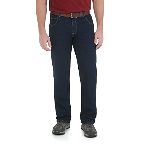 Wrangler Rugged Wear Mens Relaxed Fit Jean Deep Indigo W40